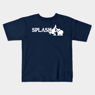 Splash Mountain White Kids T-Shirt